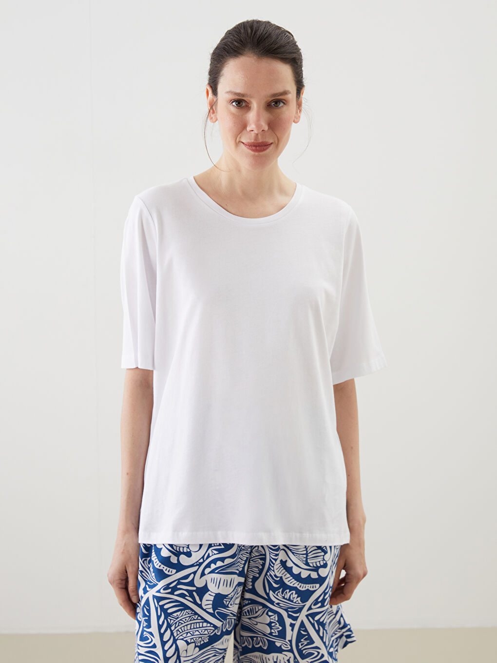 LCW ECO Crew Neck Women's T-Shirt -W5EU53Z8-J5E