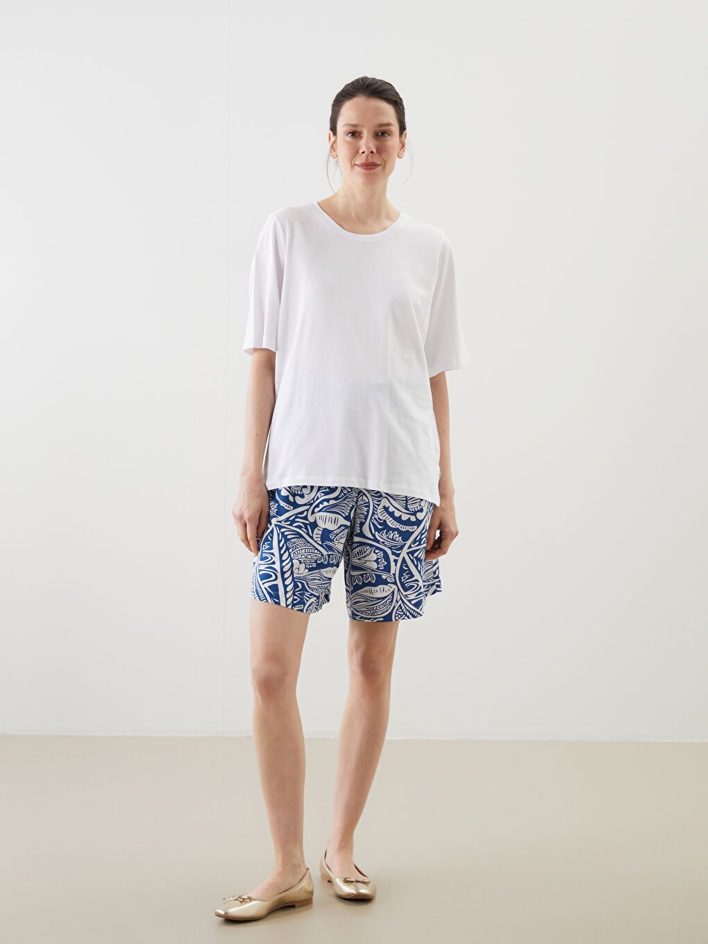 LCW ECO Crew Neck Women's T-Shirt -W5EU53Z8-J5E