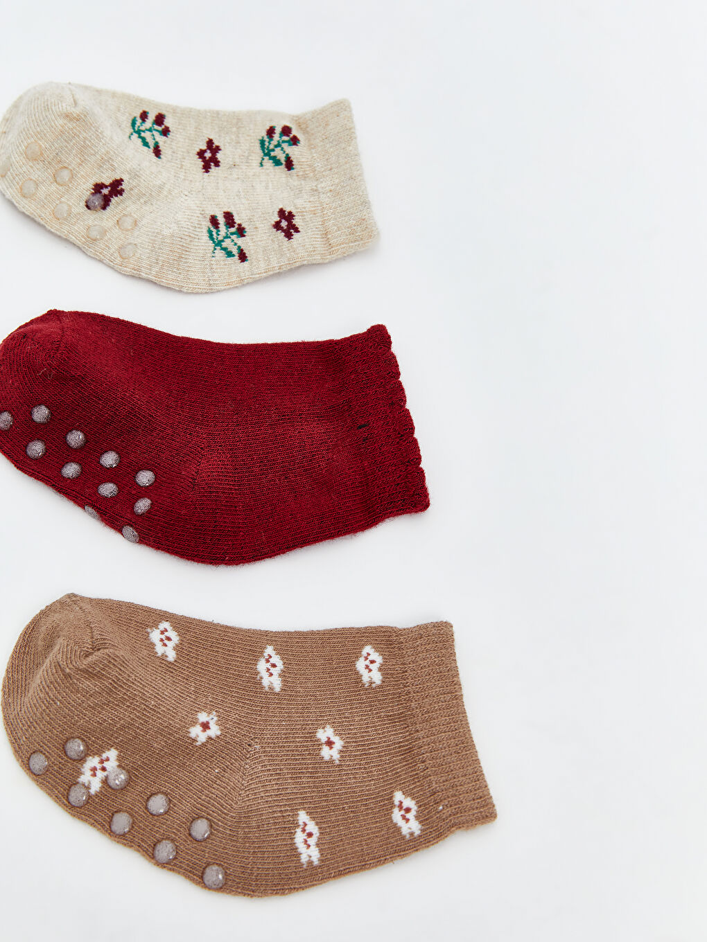 Baby Girl ECRU Ankle Socks-1