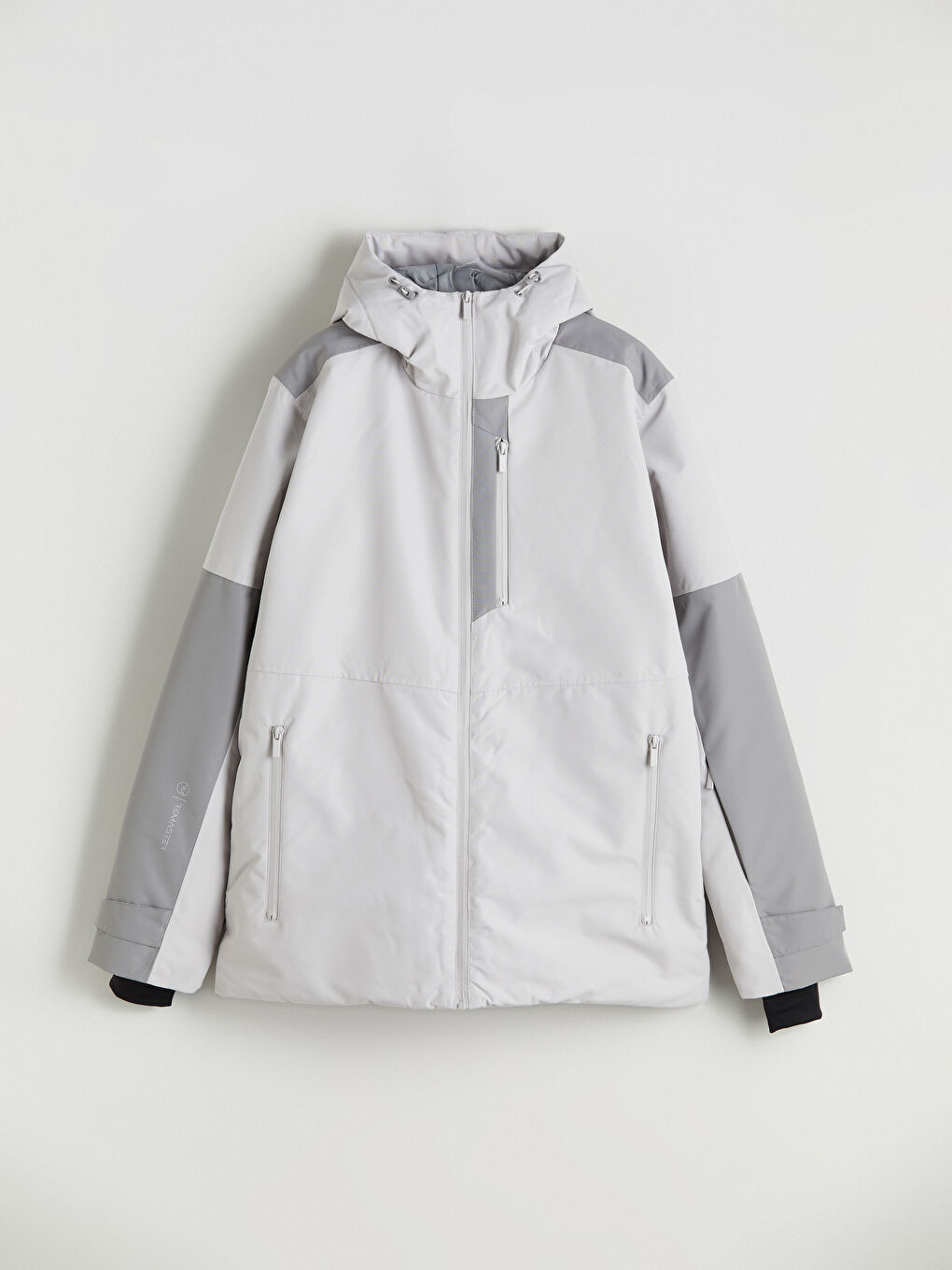 ерлерге арналған стандартты пішім капюшонды шаңғы күрткесі-5