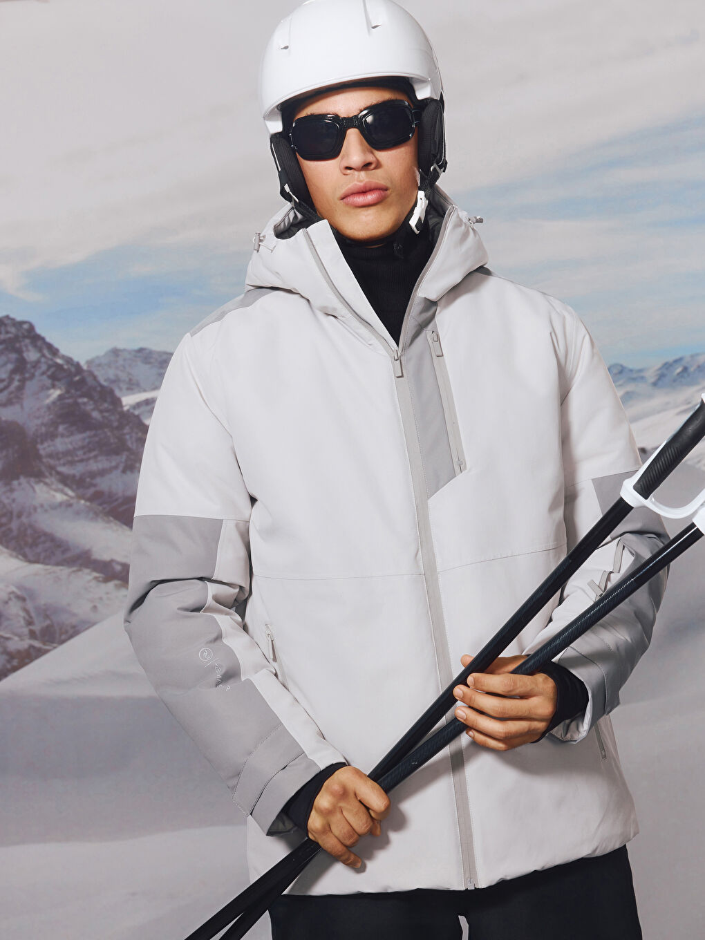 Geacă de schi cu glugă Regular Fit pentru Bărbați-1