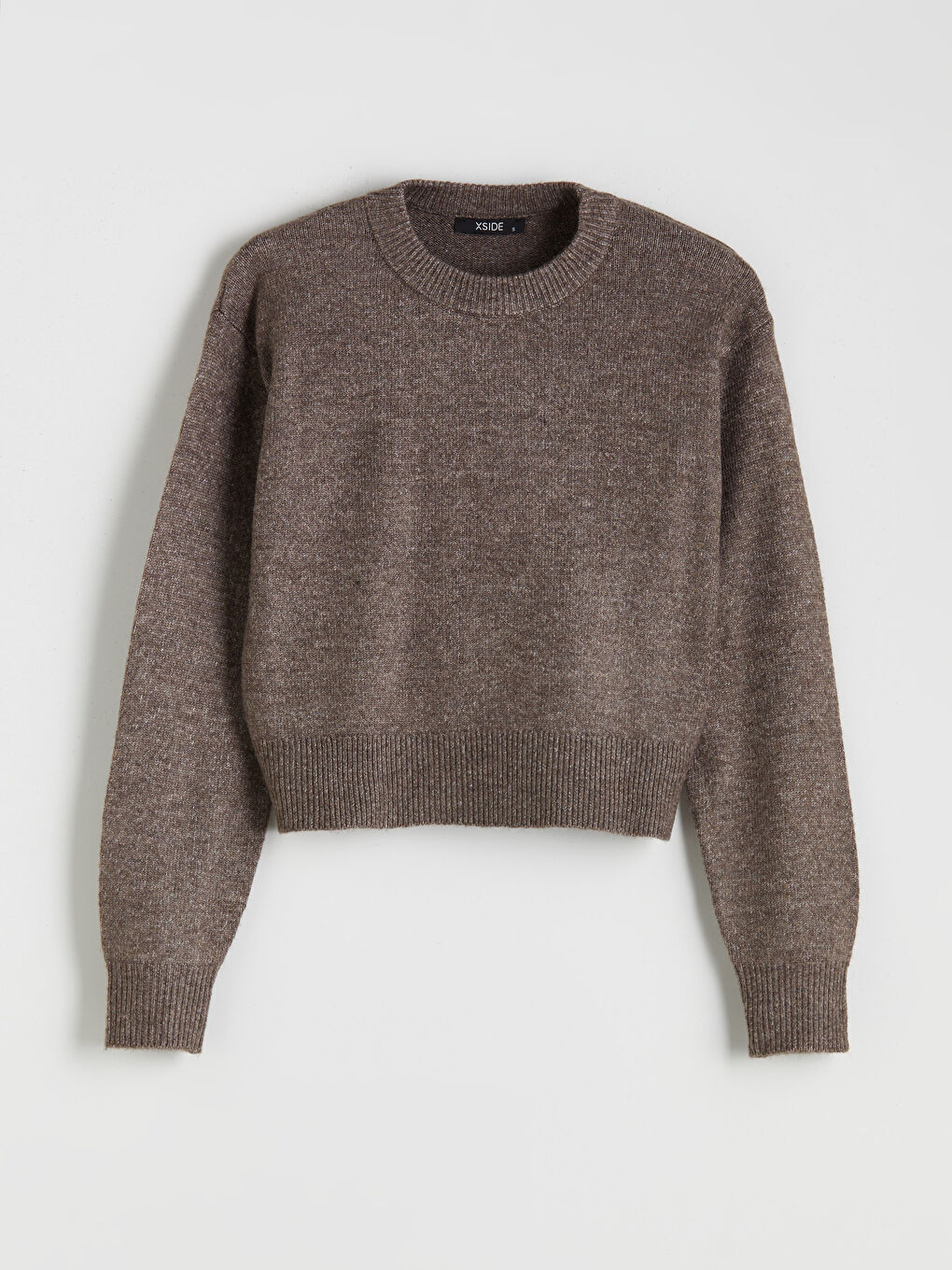 Crew Neck Women's Knitwear Sweater-4