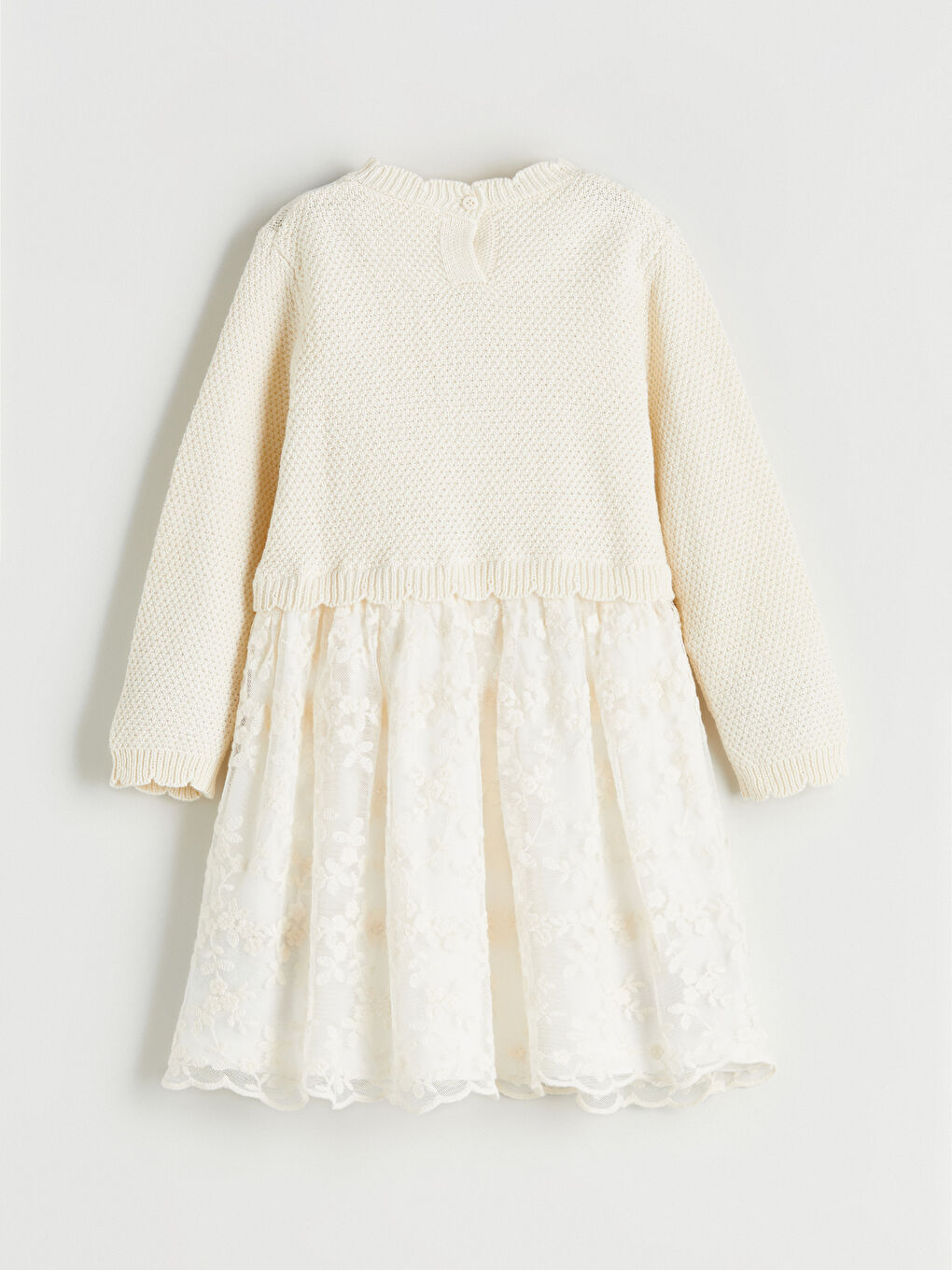 Girl ECRU Dress-2