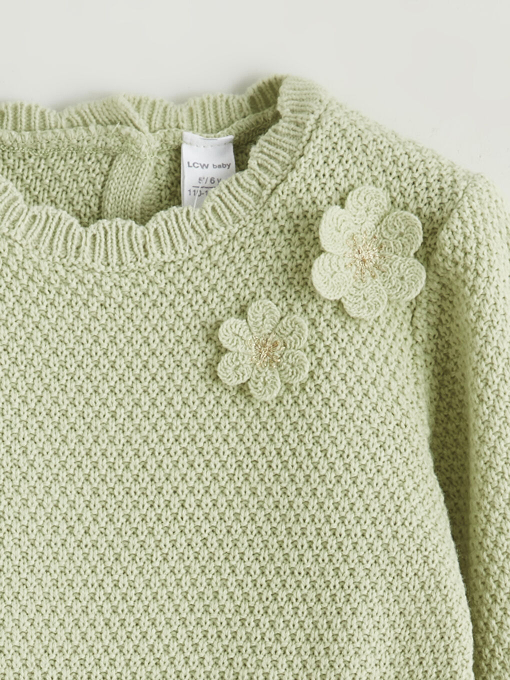 Girls' Tulle Dress with Floral Applique-1