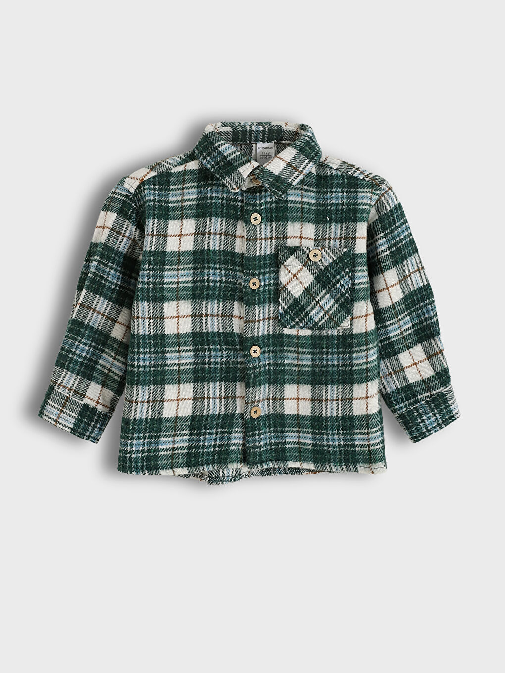 Plaid Patterned Boys' Shirt