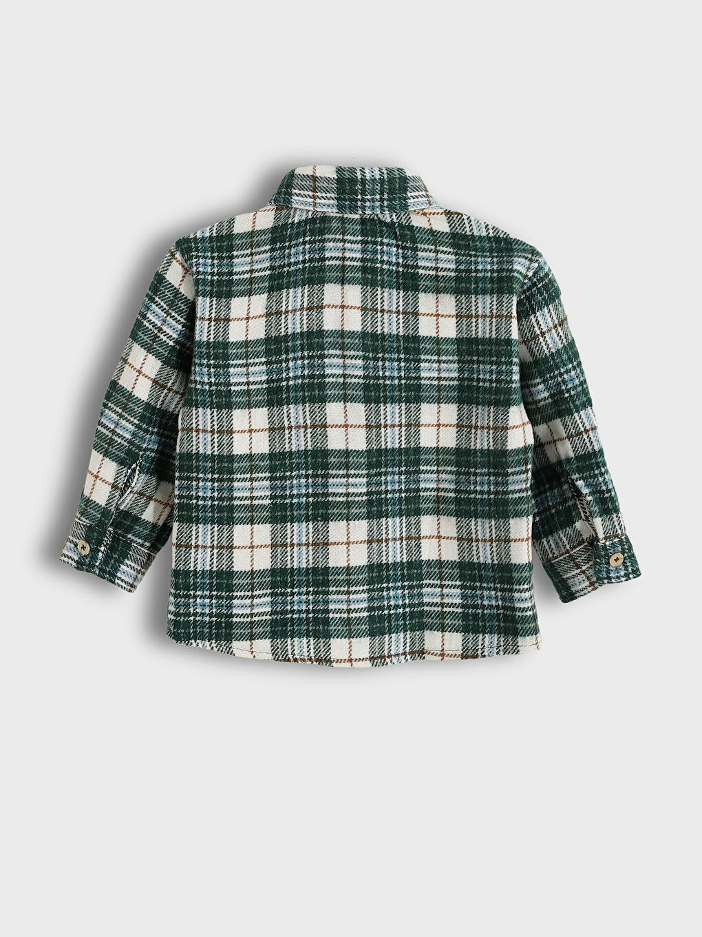 Plaid Patterned Boys' Shirt-1