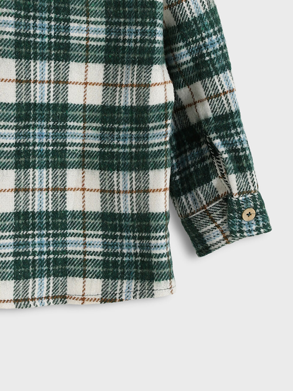 Plaid Patterned Boys' Shirt-2