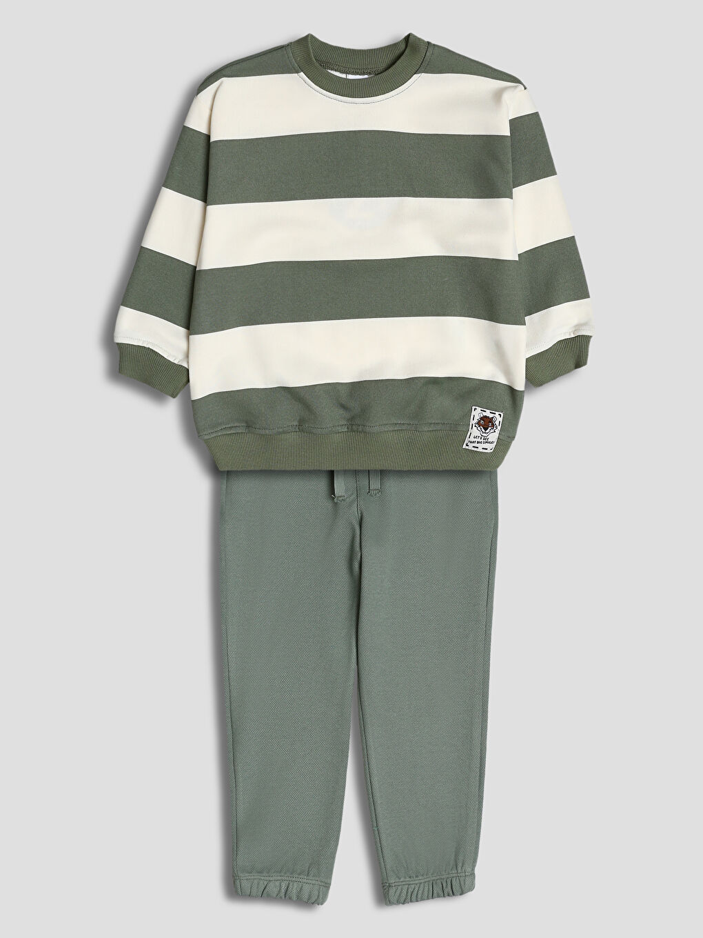 Crew Neck Boys' Tracksuit Set