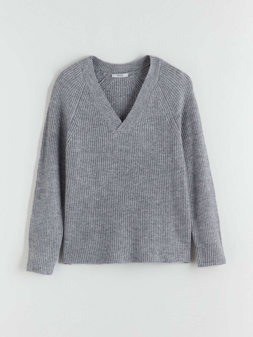 V Neck Women's Knitwear Sweater-4