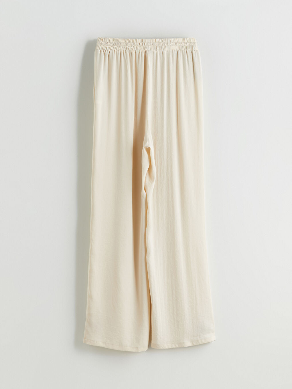 Широкі жіночі штани на еластичній талії-5