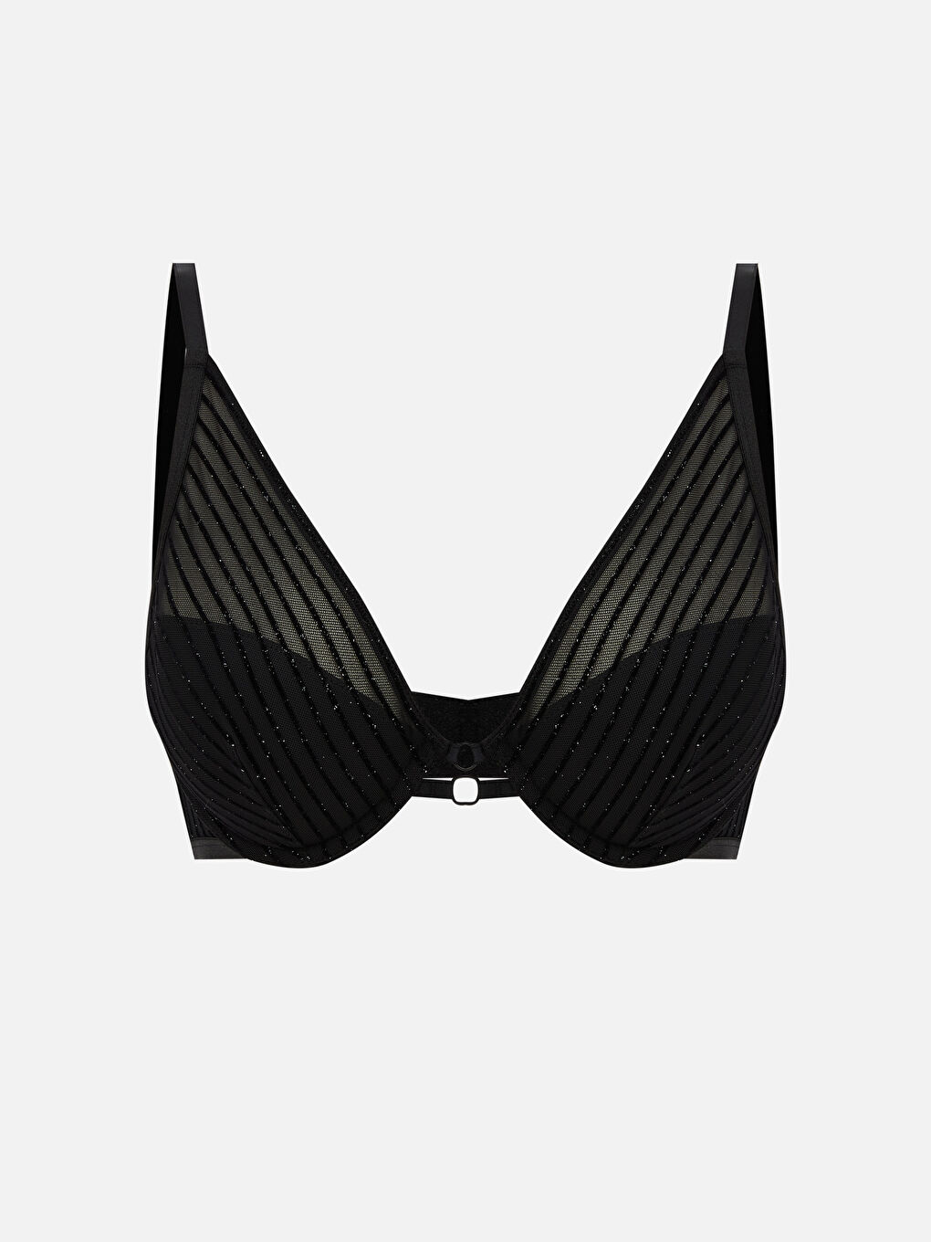 Женщины Черный Изысканный бюстгальтер