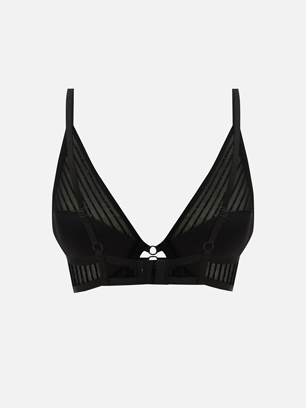 Женщины Черный Изысканный бюстгальтер-1