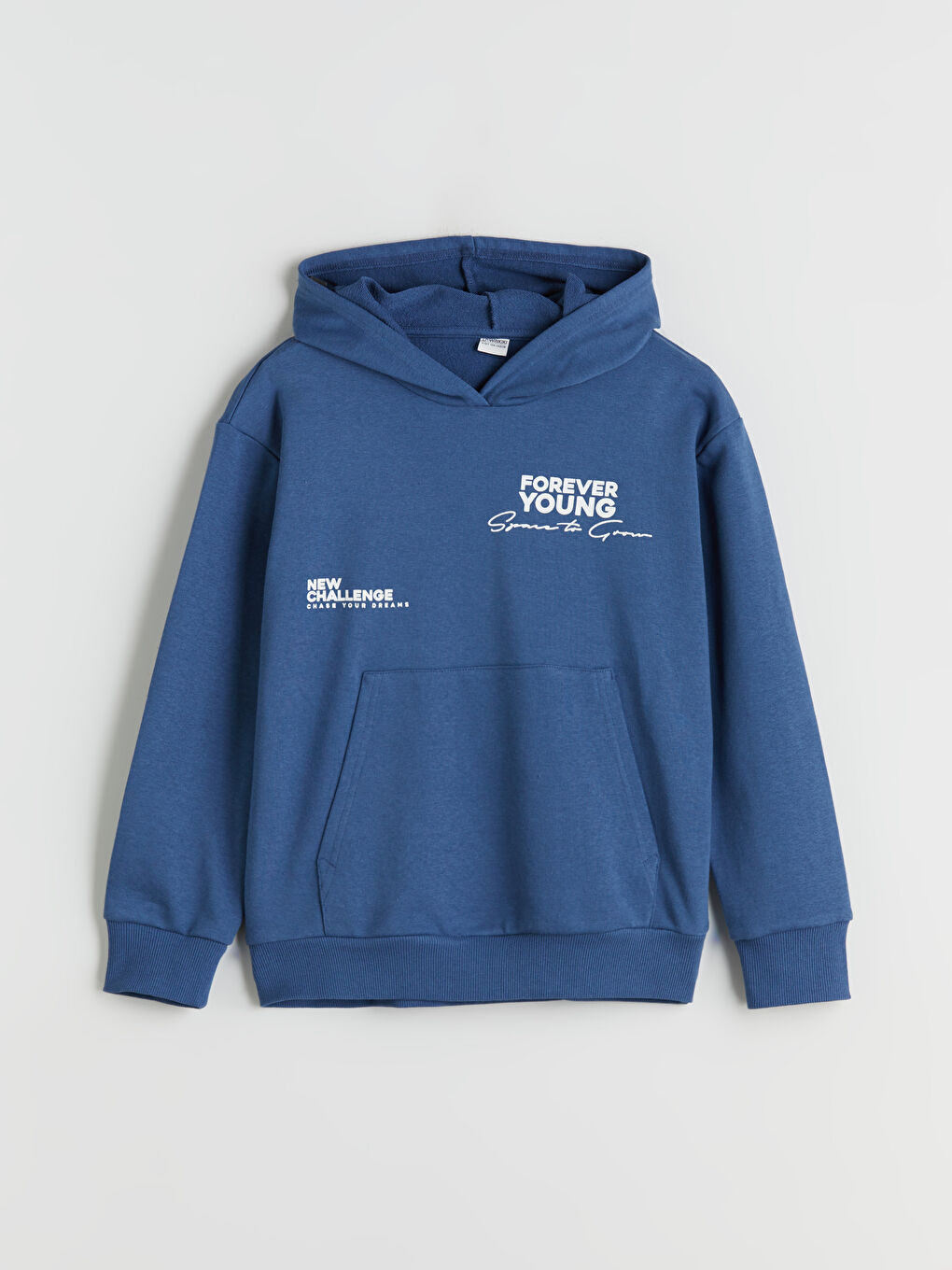 Lacivert Kapüşonlu Erkek Çocuk Sweatshirt-2