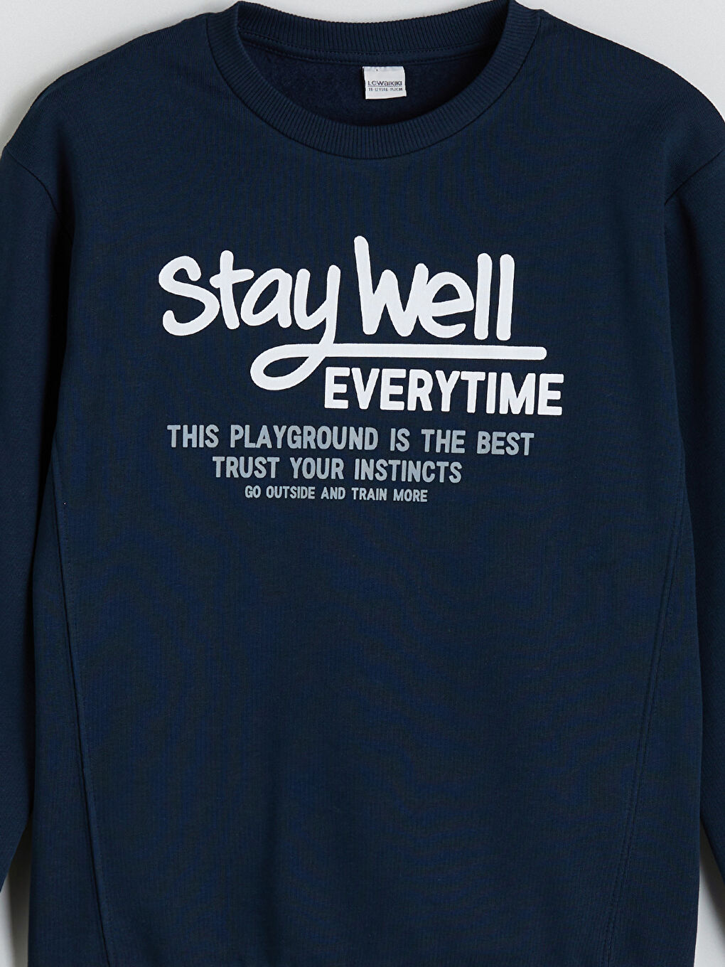 Crew Neck Boys' Sweatshirt-1
