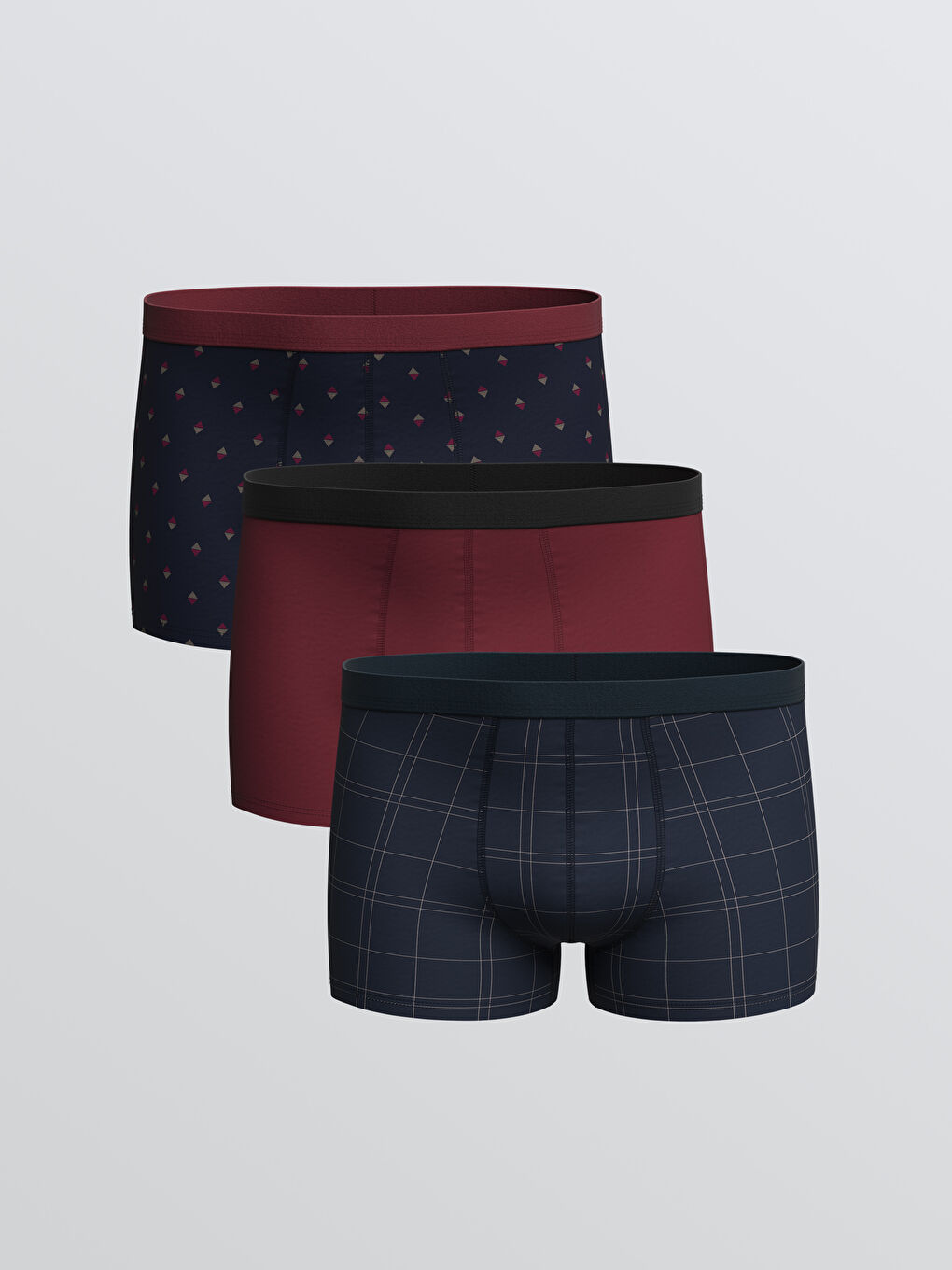 Relaxed Fit Cotton Stretch Men's Boxer 3-pack