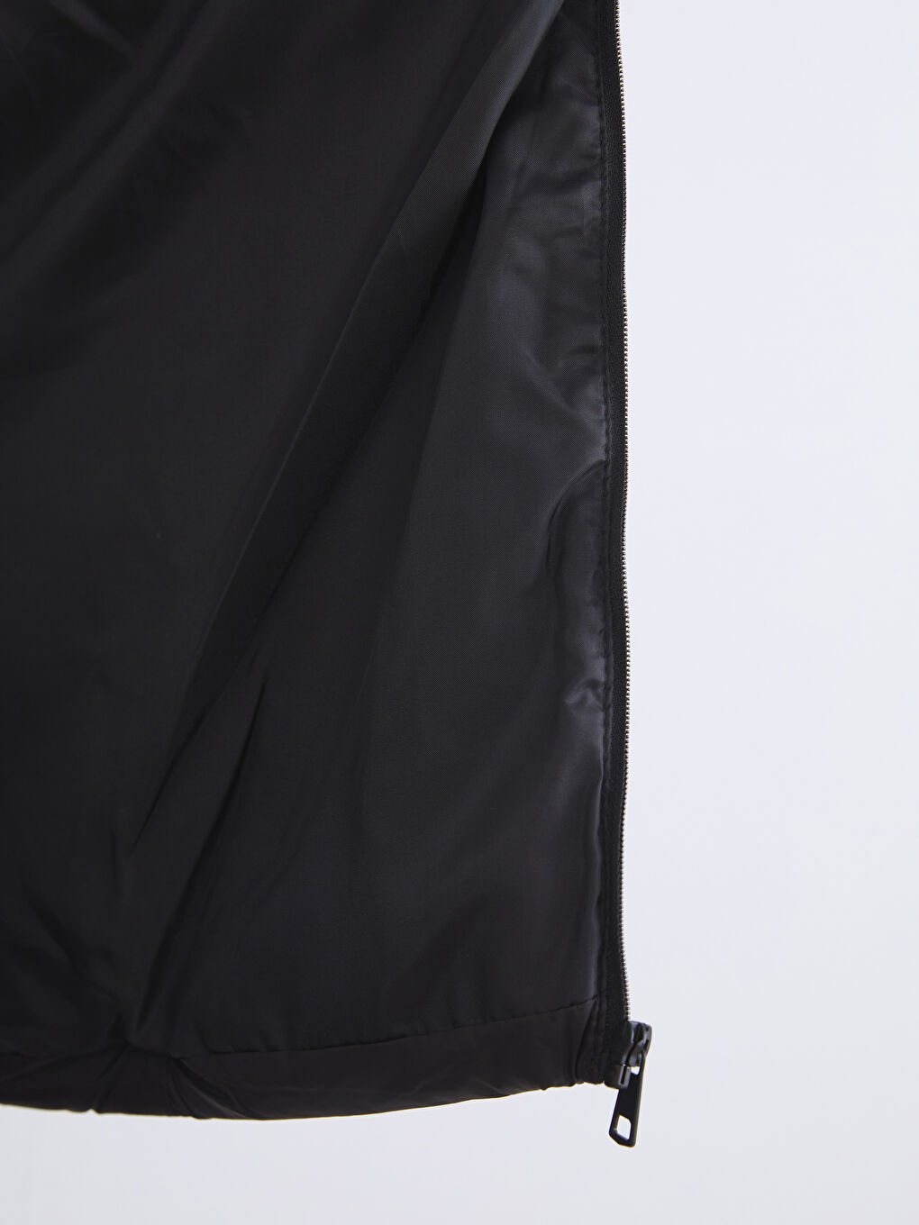 Funnel Neck Quilted Women's Puffer Coat-3