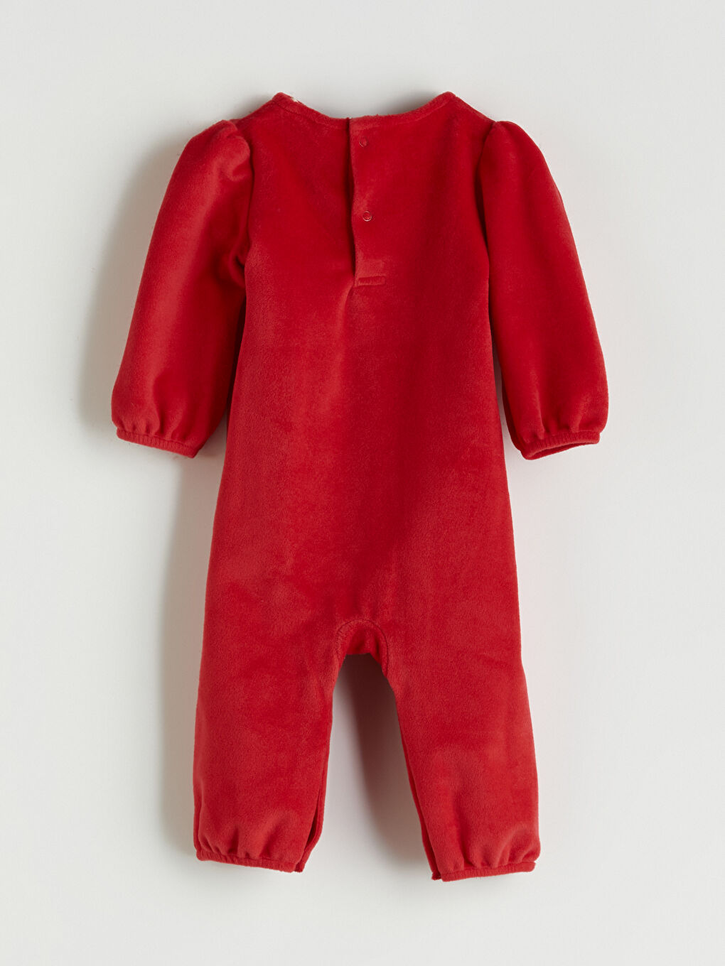 Baby-Mädchen ROT Overall-3