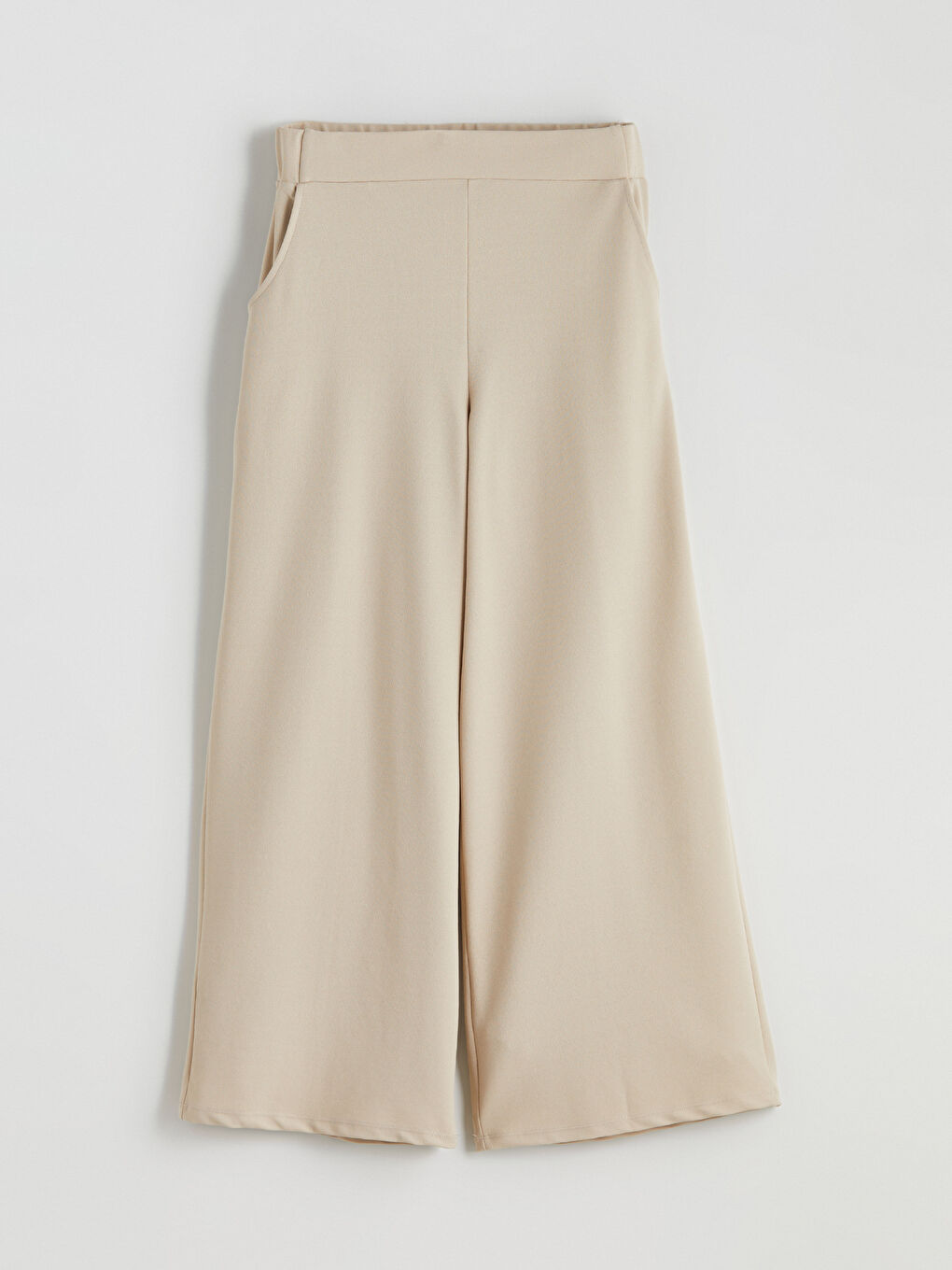 LCWAIKIKI Classic Elastic Waist Wide Leg Women's Trousers -W5FA83Z8-ZU5