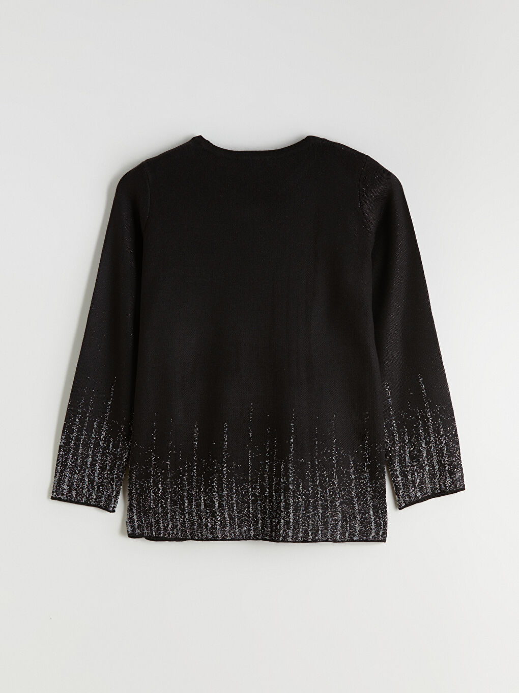 Crew Neck Patterned Women's Knitwear Sweater-5