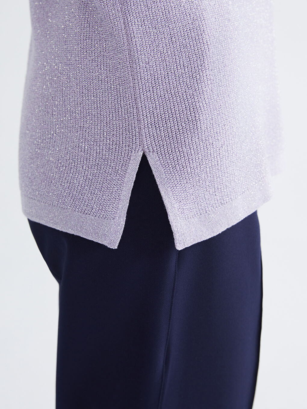 V Neck Women's Knitwear Sweater-2