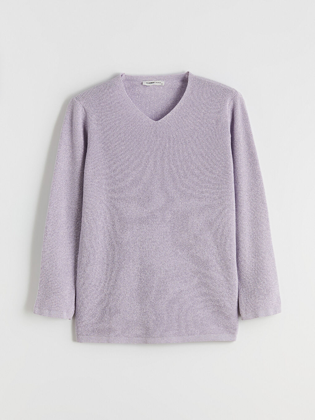V Neck Women's Knitwear Sweater-4