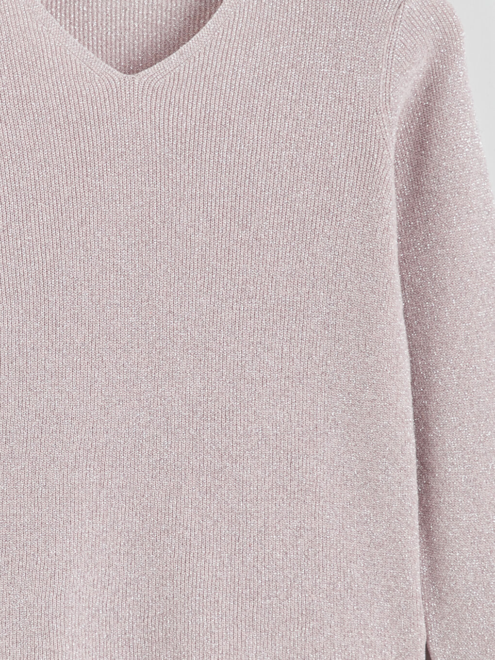 V Neck Women's Knitwear Sweater-5