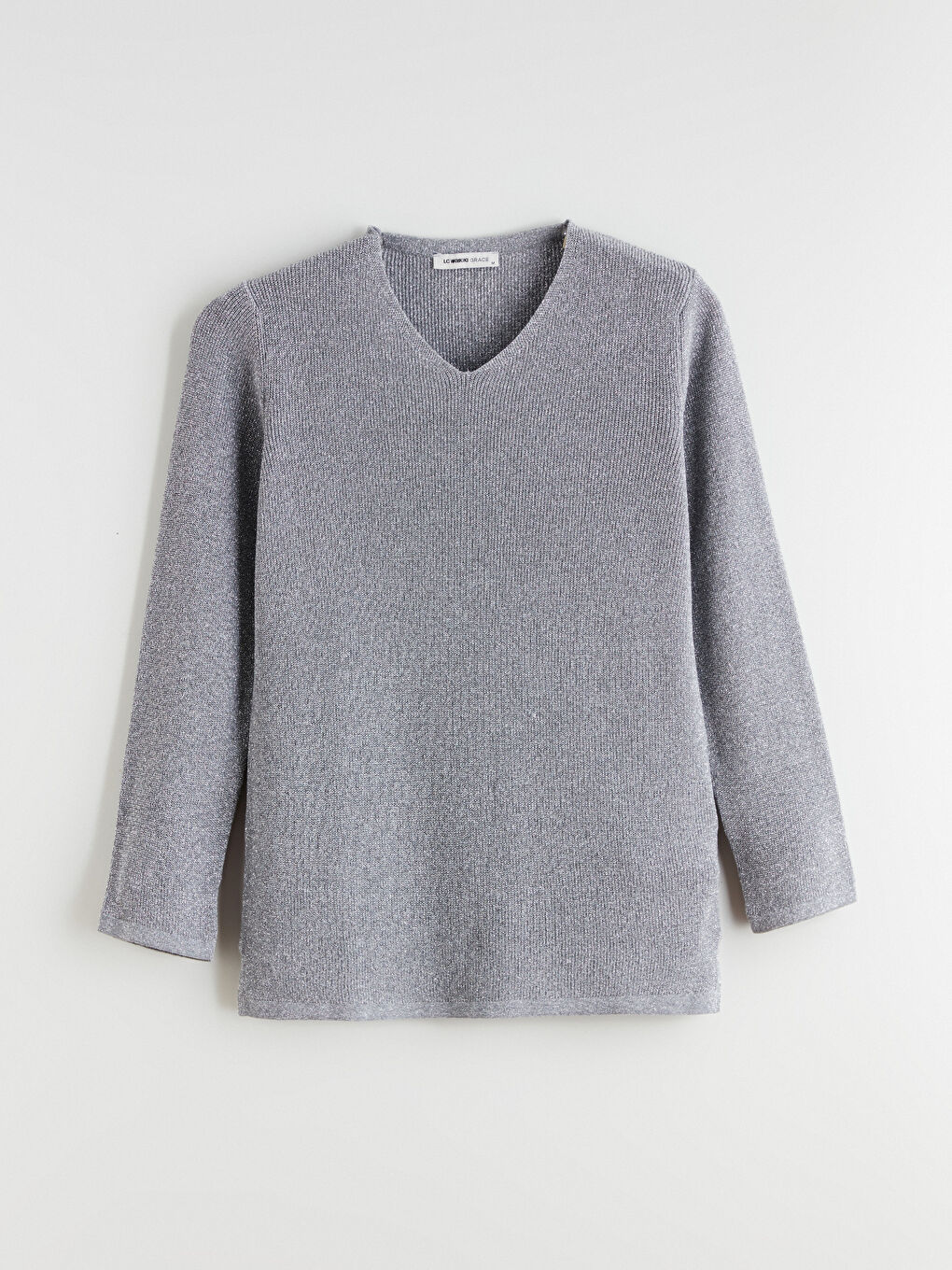 V Neck Women's Knitwear Sweater-4