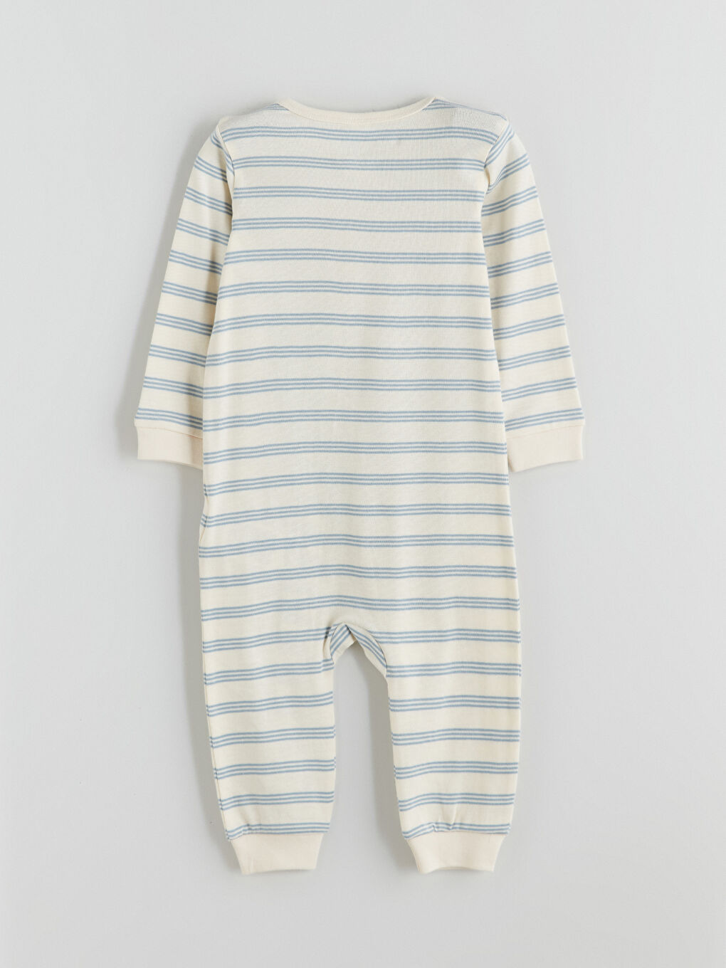 Crew Neck Printed Baby Boys' Jumpsuit 2 Pack-3