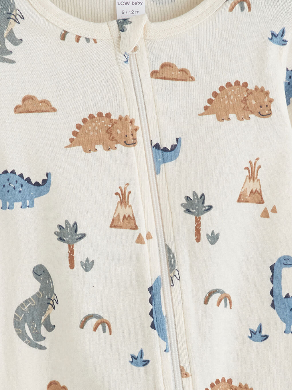 Crew Neck Printed Baby Boys' Jumpsuit 2 Pack-5