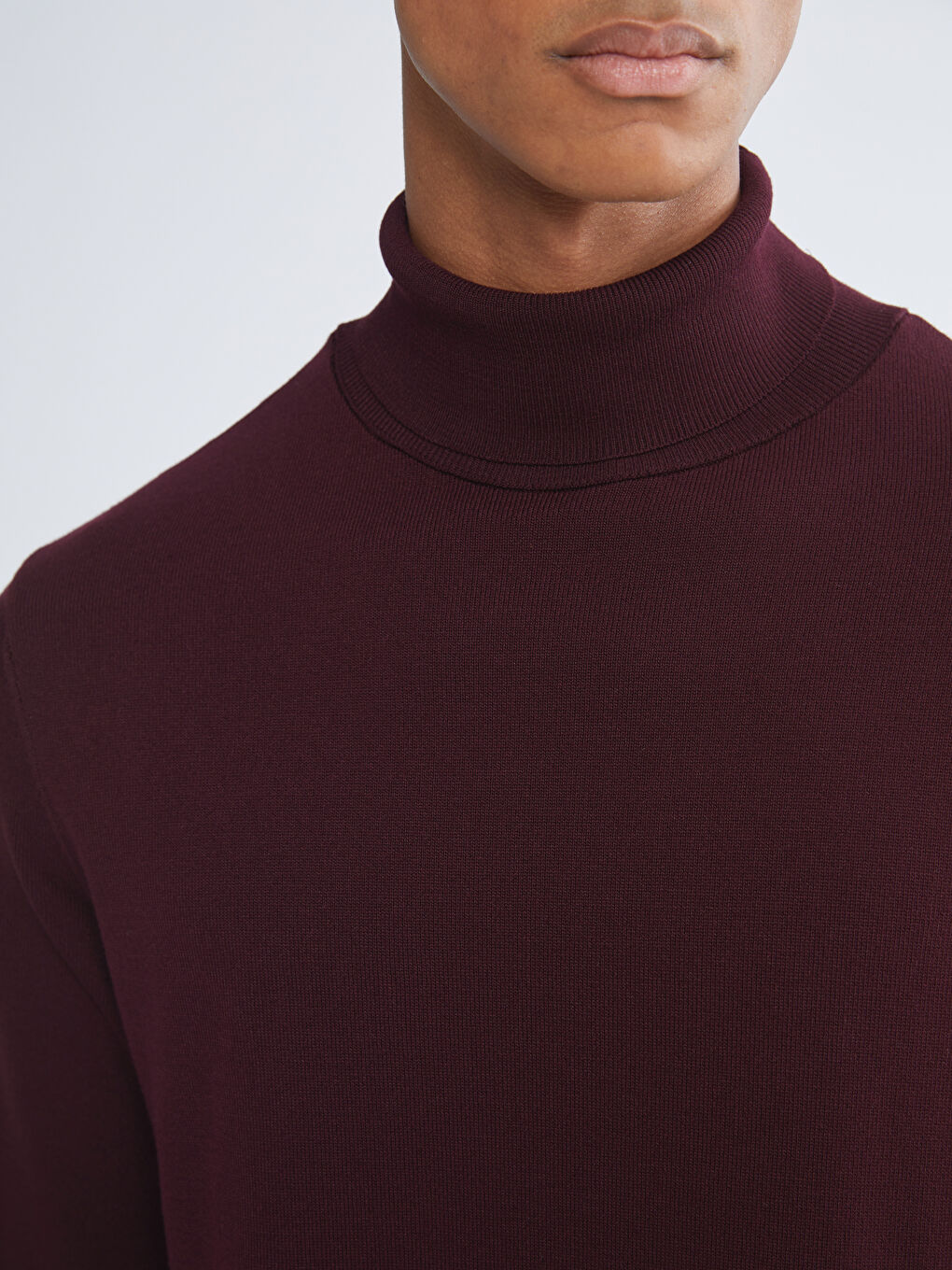 Fisherman's Collar Men's Knit Sweater-2