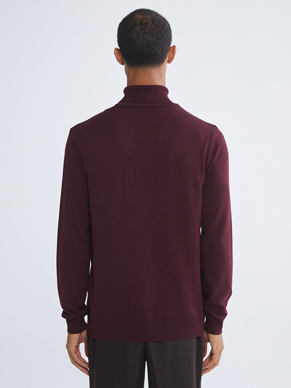 Fisherman's Collar Men's Knit Sweater-3