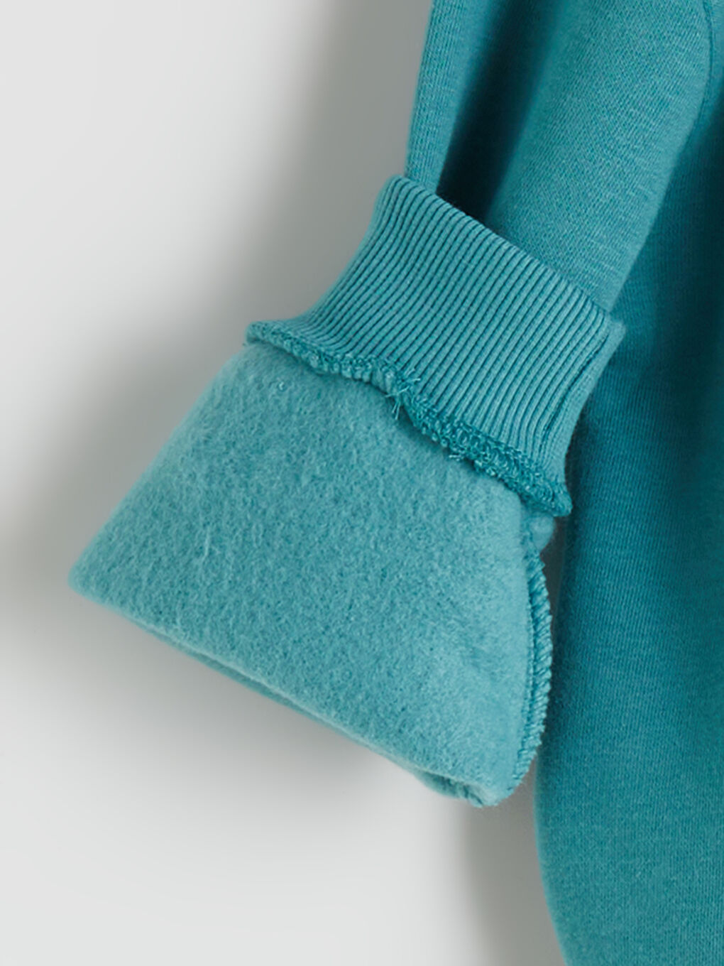 Turkuaz Bisiklet Yaka Paw Patrol Baskılı Erkek Çocuk Sweatshirt-1