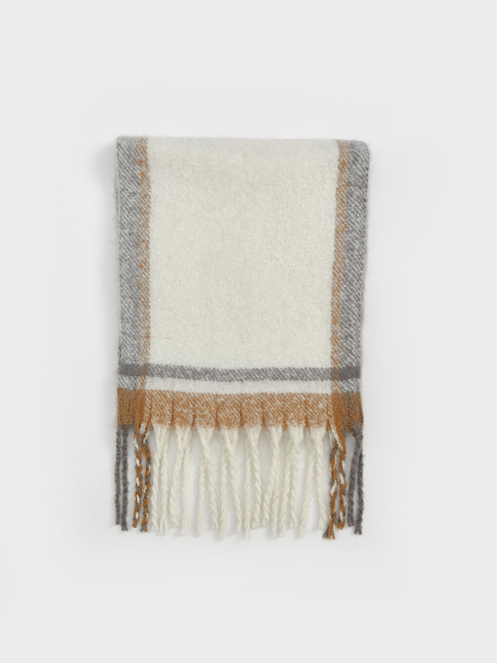 Color Block Short Tasseled Women's Scarf-1