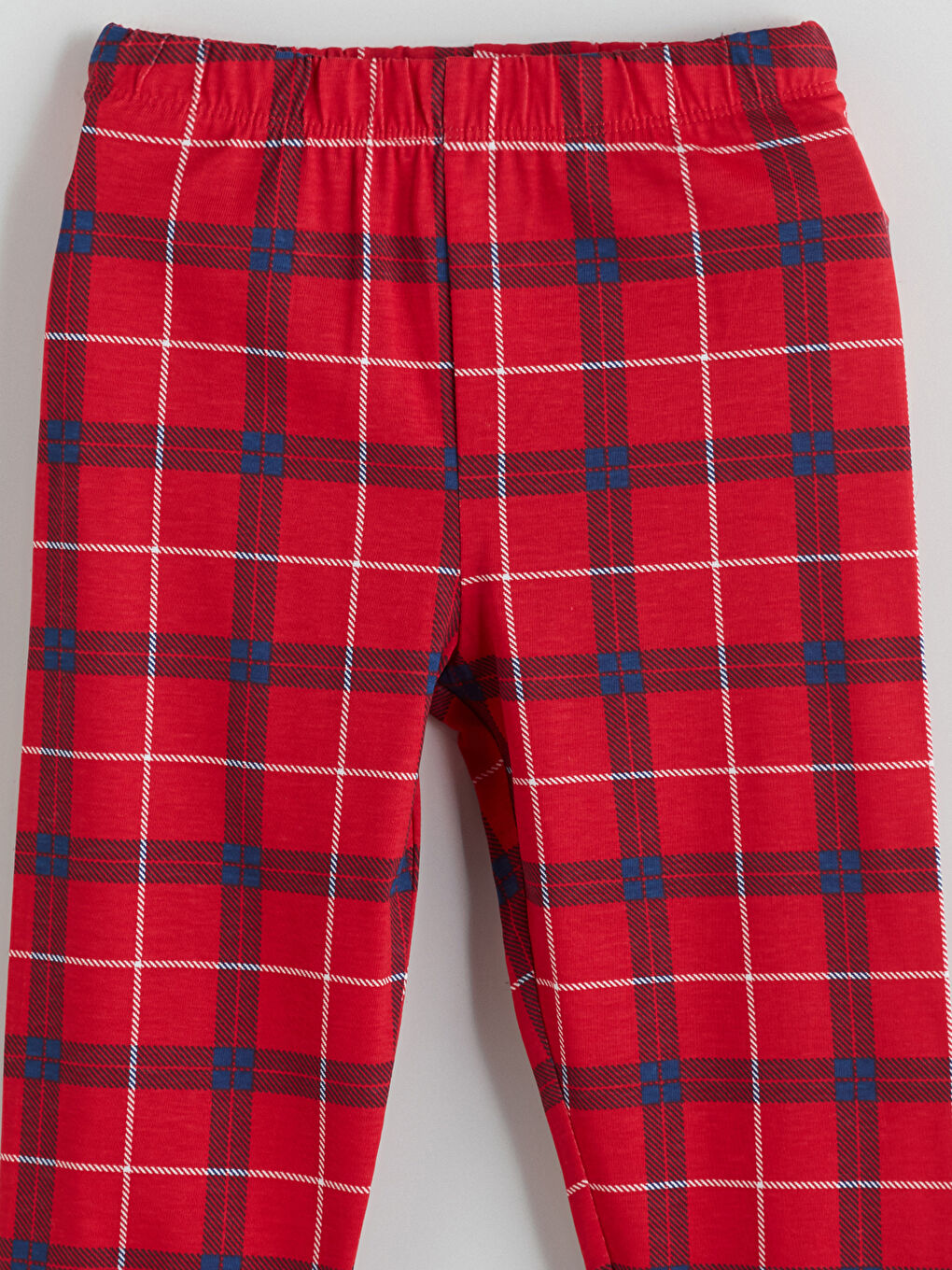 Crew Neck Printed Girls' Pyjama Set-5