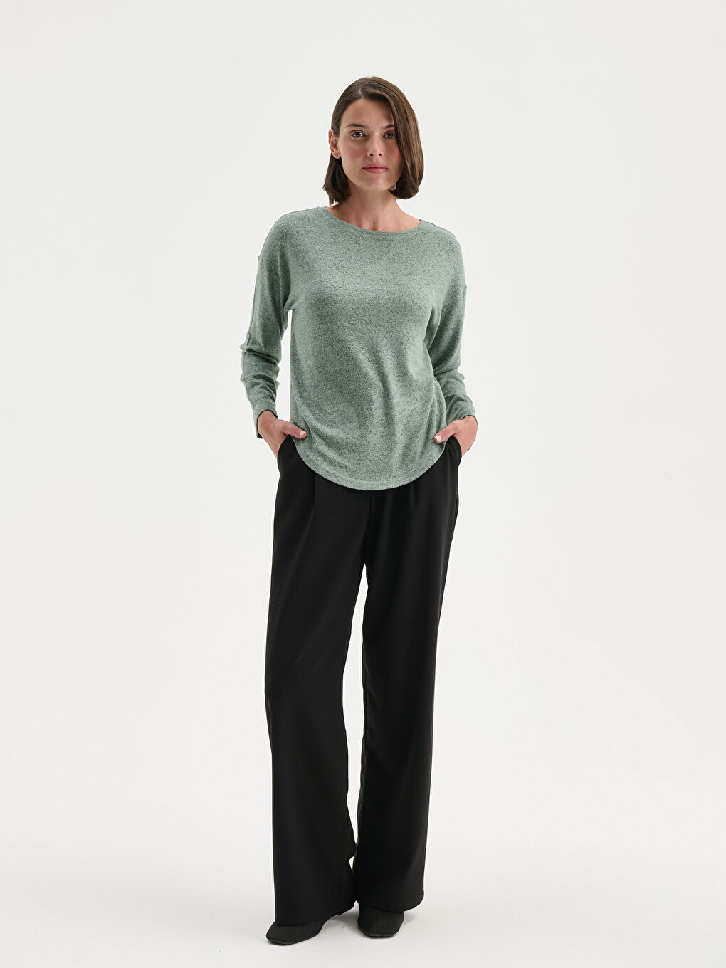 Crew Neck Women's T-Shirt-1