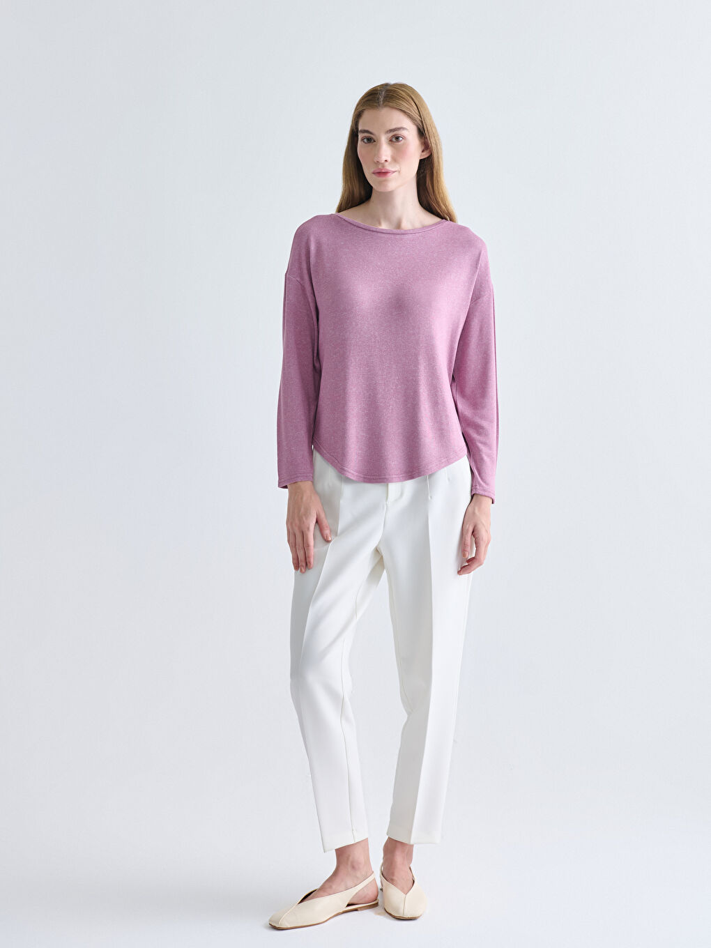 Crew Neck Women's T-Shirt-1