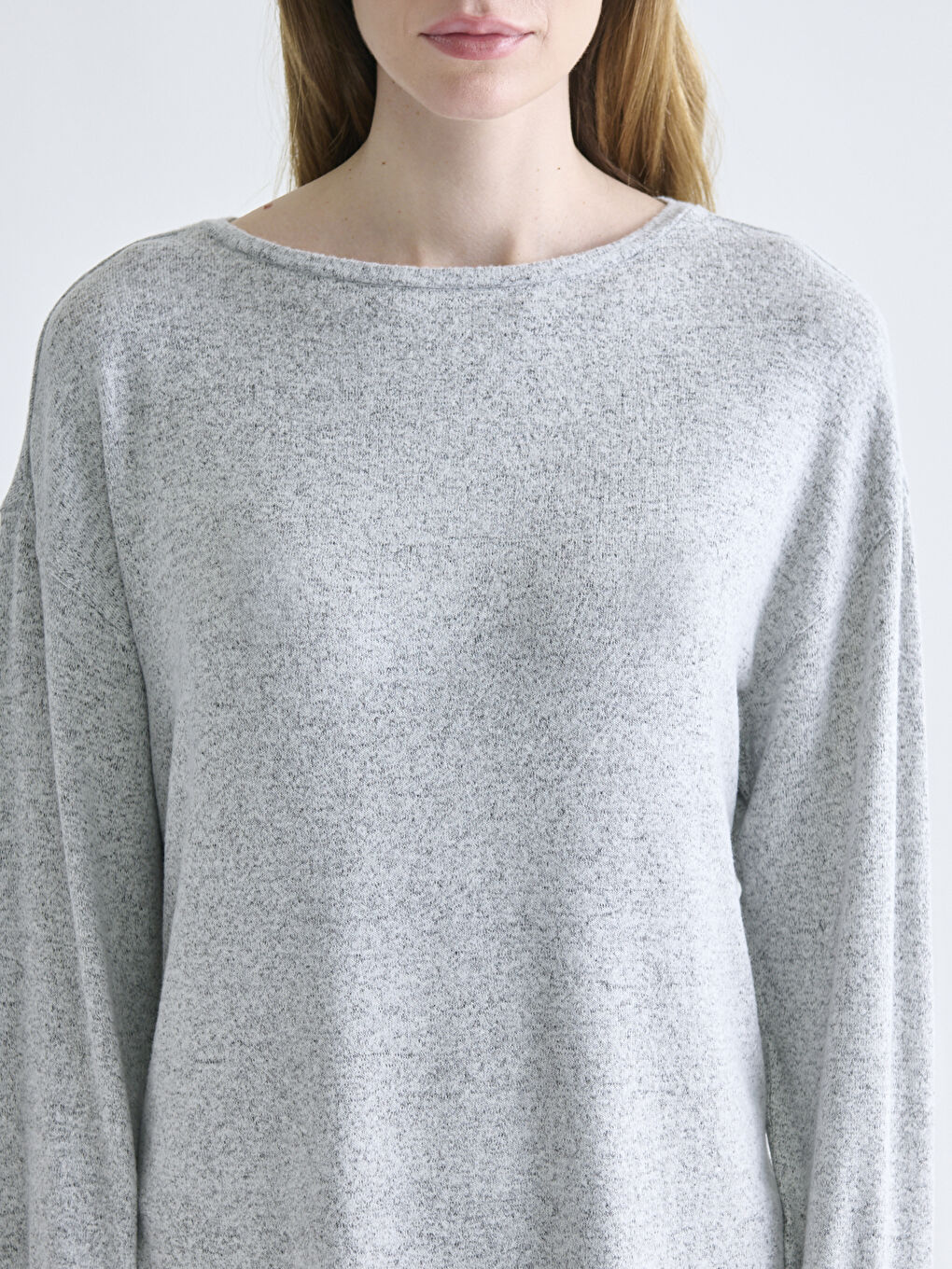Crew Neck Blouse-2