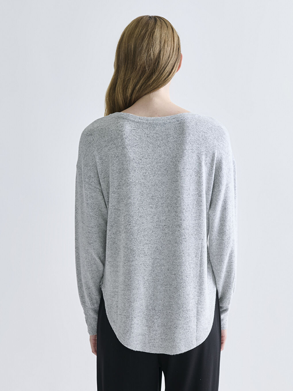 Crew Neck Blouse-3