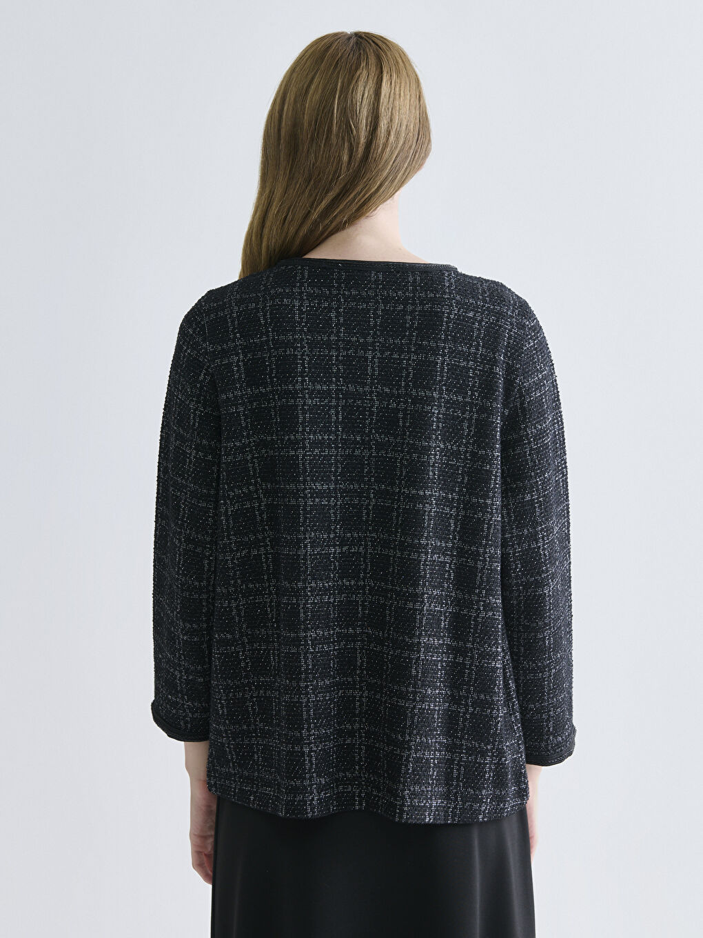 Žena CRNA Kardigan-3