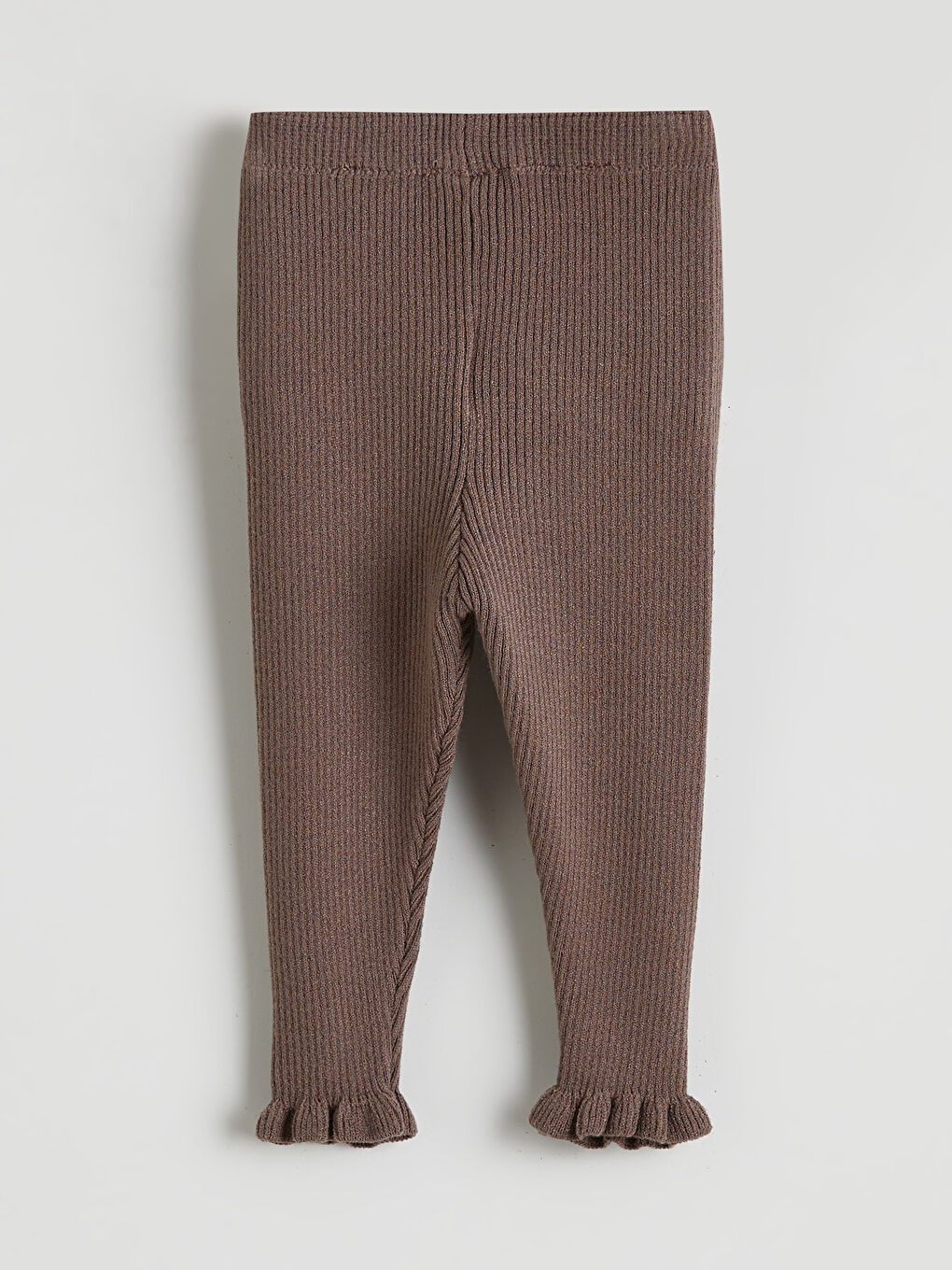 Pembe Bebe Yaka Kız Bebek Hırka ve Tayt-4