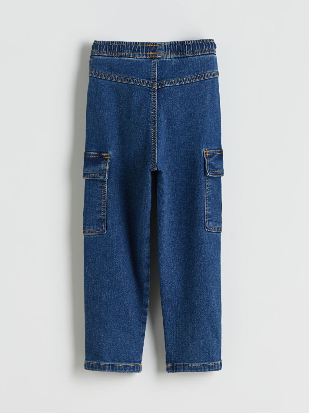 Elasticated Waist Boys' Cargo Jeans-1