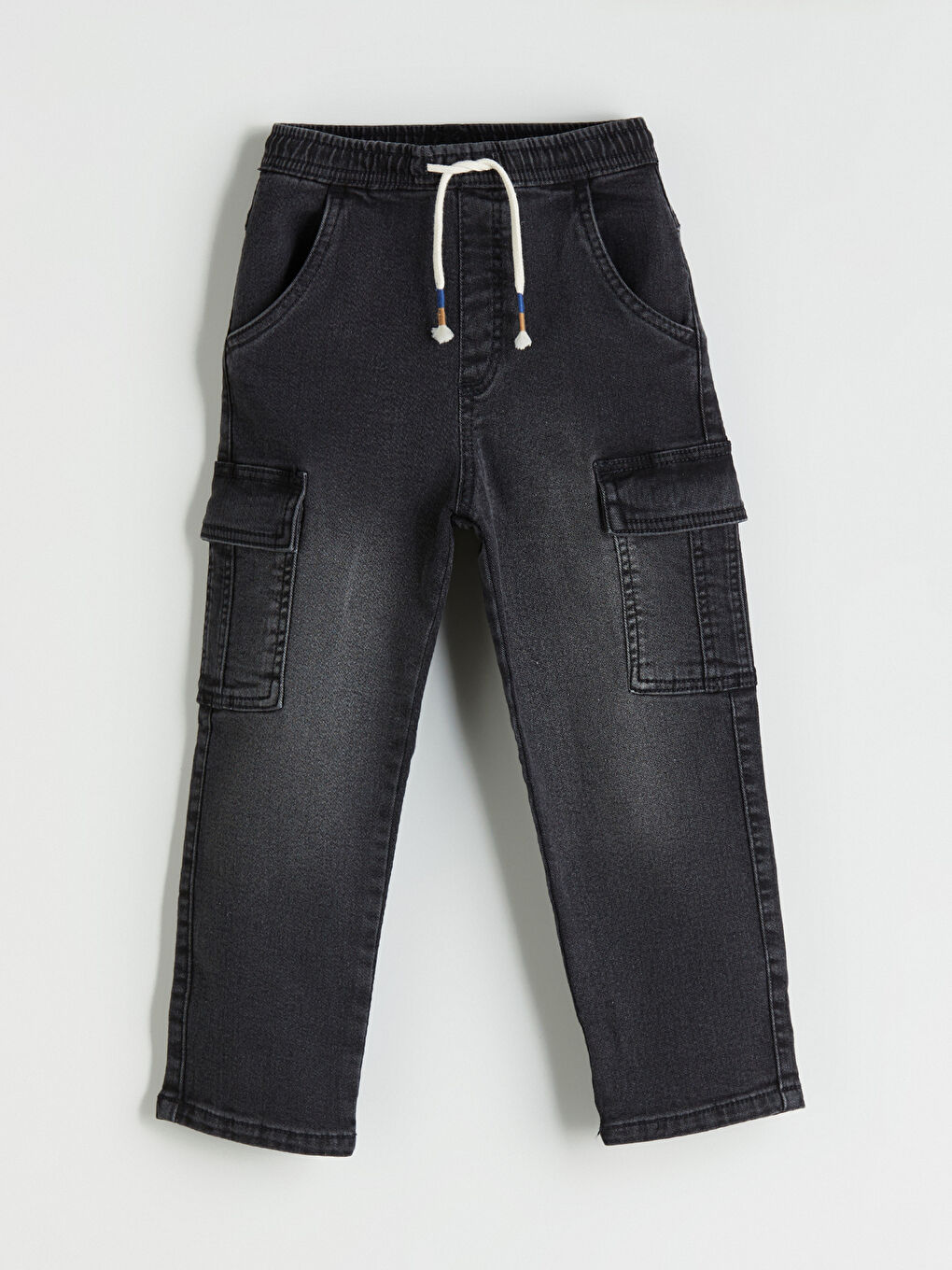 Elasticated Waist Boys' Cargo Jeans