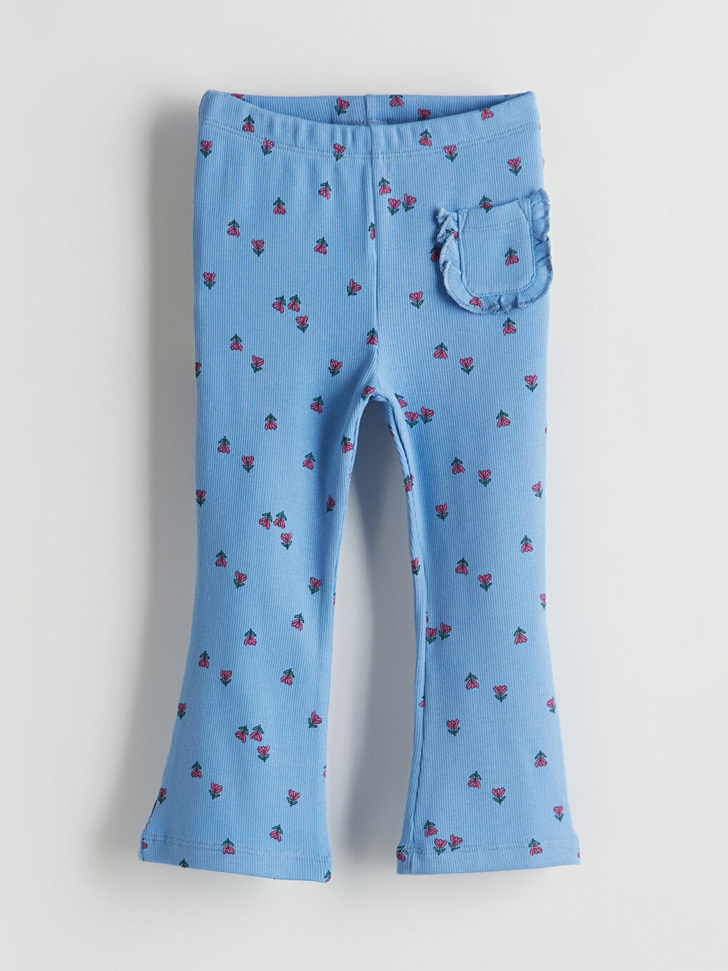 Elasticated Waist Floral Girls' Leggings