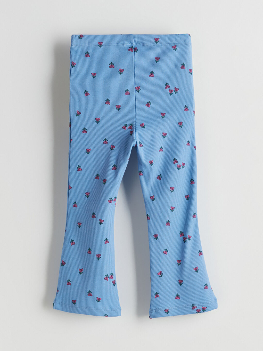 Elasticated Waist Floral Girls' Leggings-2