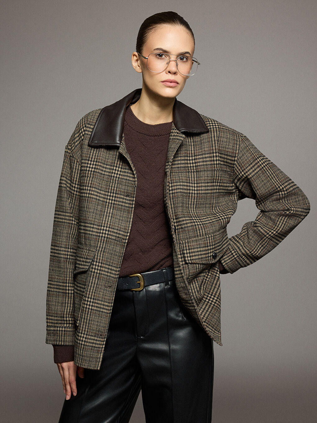 Әйелдер қоңыр Пиджак