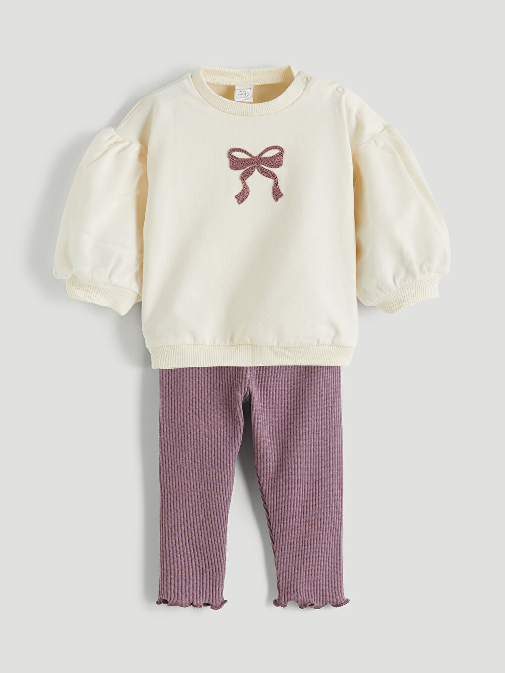 SVETLO BEŽ Komplet Beba devojčica-1