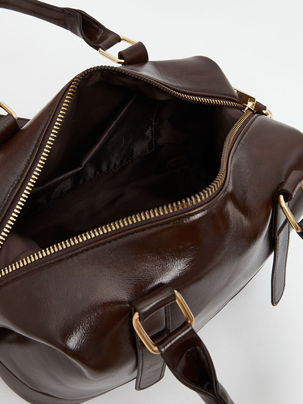 Leather-Look Women's Shoulder Bag-2
