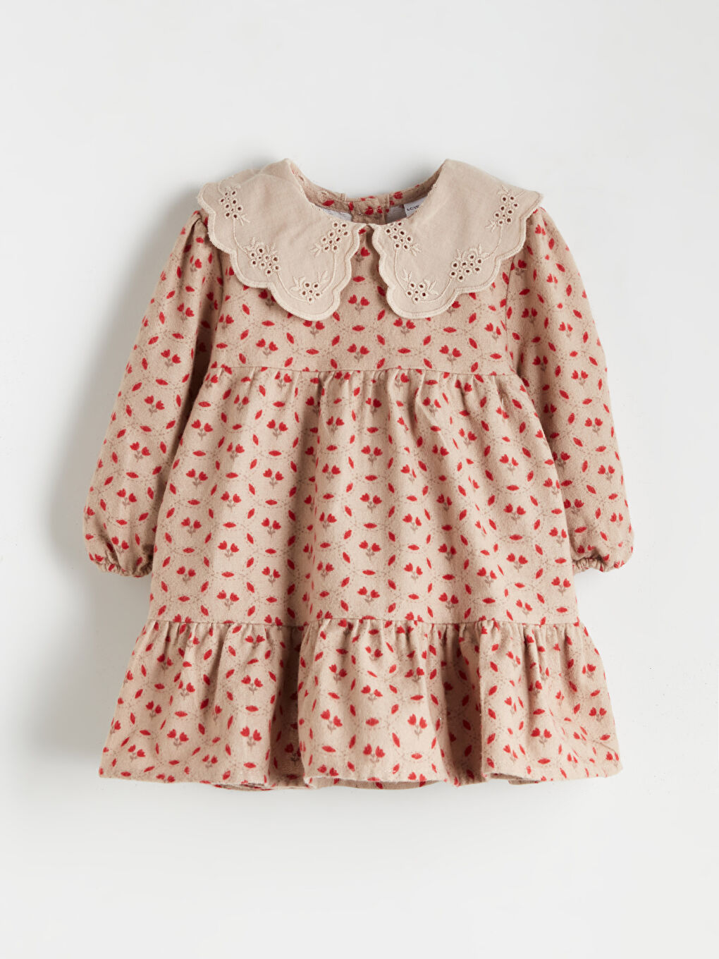 Peter Pan Collar Floral Baby Girls' Dress
