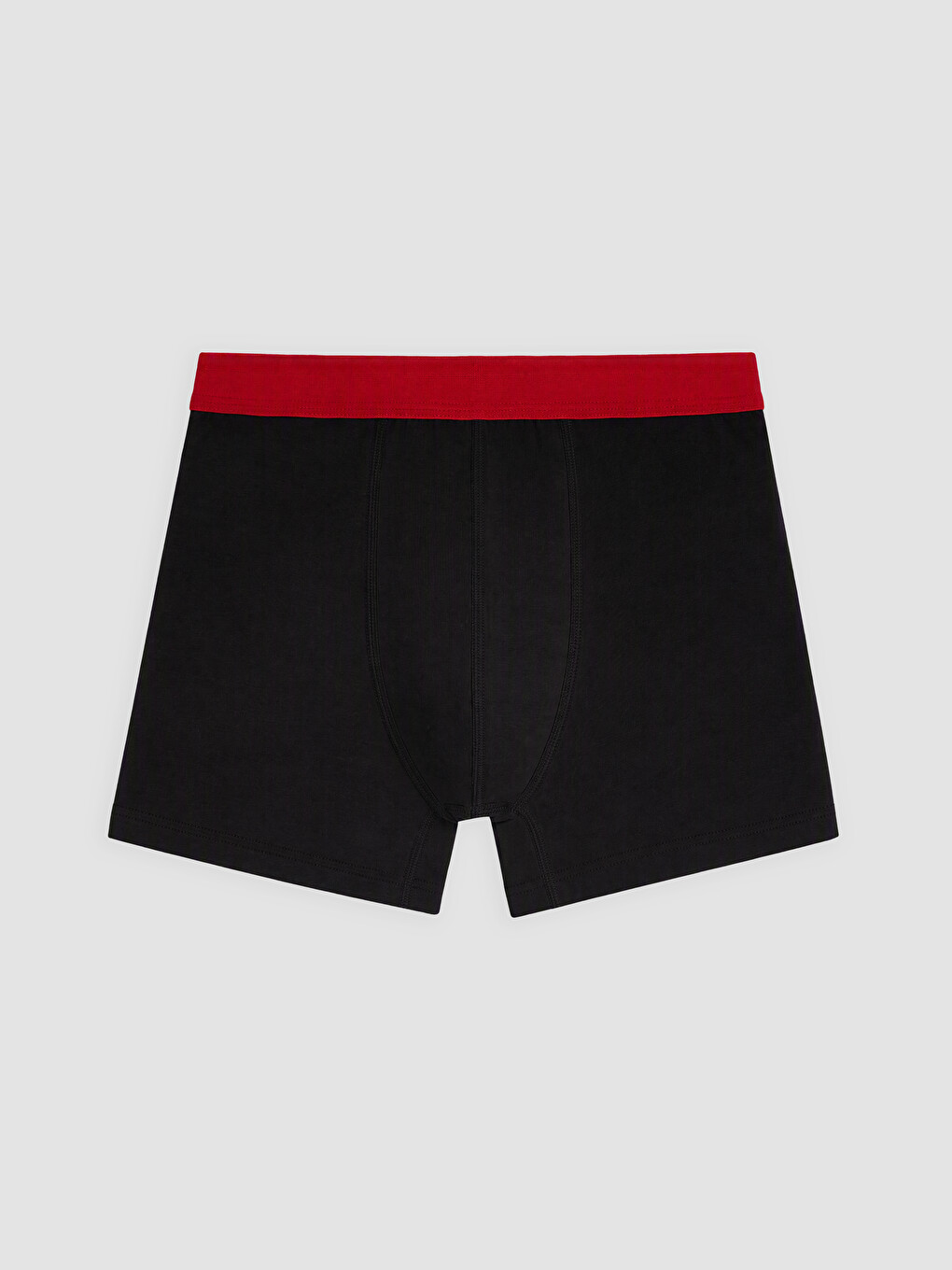 Siyah Pamuklu Esnek Erkek Boxer