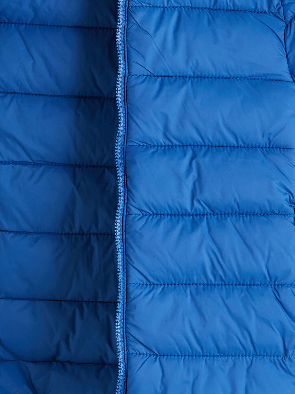 Mavi Kapüşonlu Erkek Çocuk Şişme Mont-2